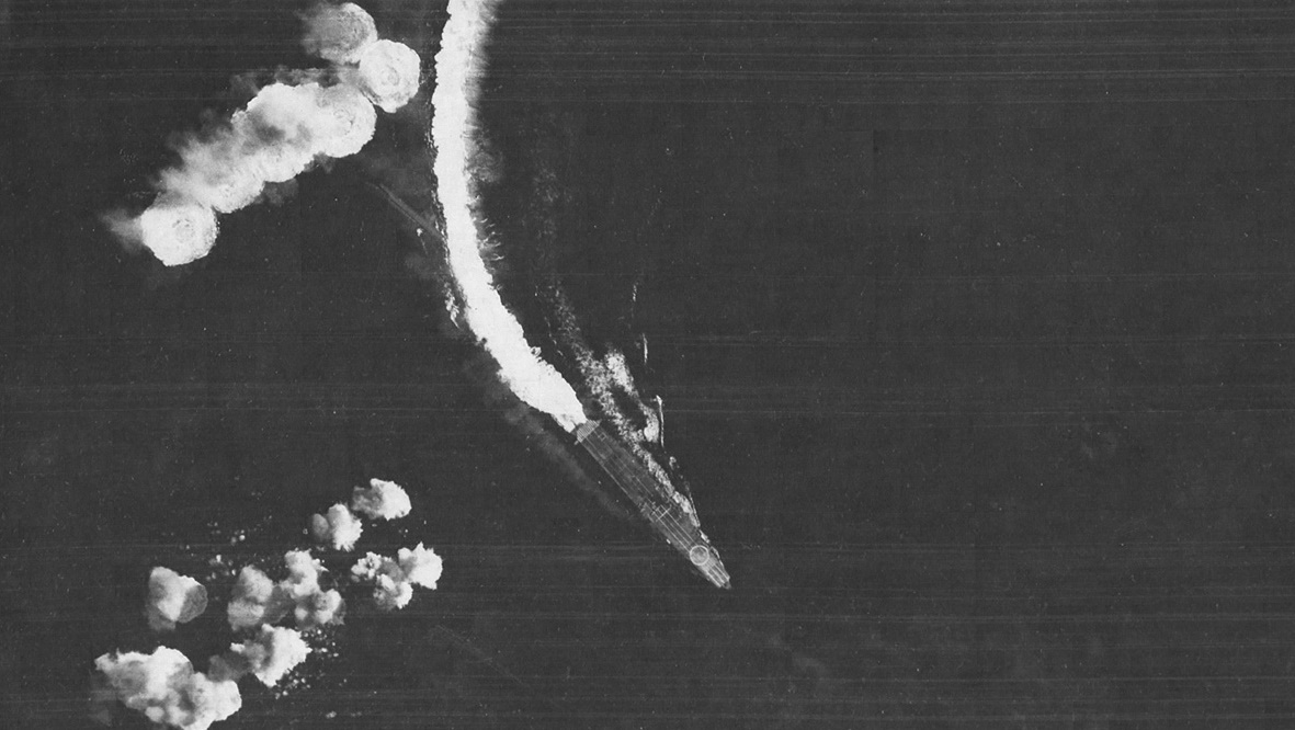 Akagi Evading B-17 attacks